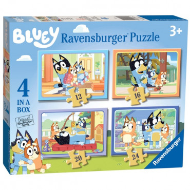 Bluey 4 Large Shape Puzzles