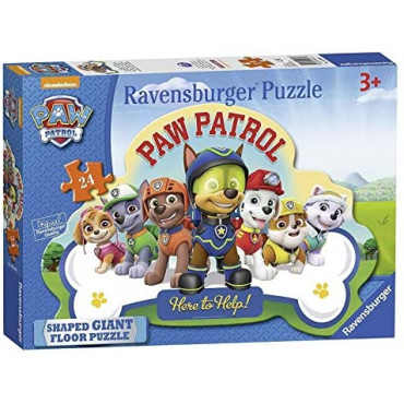 Paw Patrol Shaped Floor Puzzle