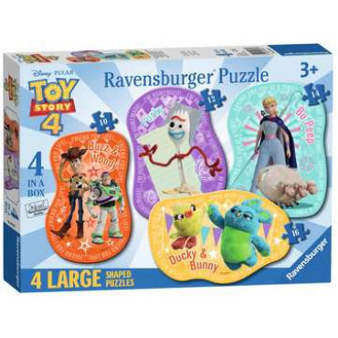 Toy Story 4 -4 Large Shaped Puzzles
