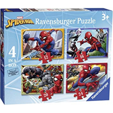 Spider Man 4 In A Box Puzzle