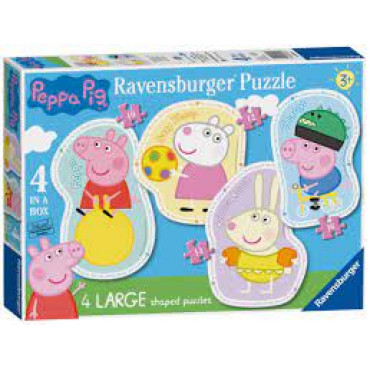 PEPPA PIG 4 LARGE PICE PUZZLE