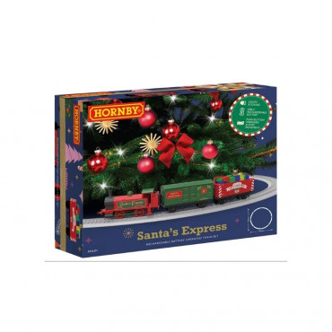 Santa?s Express Train set Battery Operated rechar.