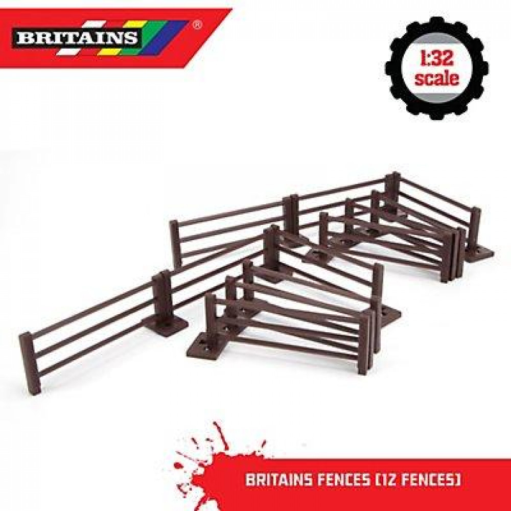 Farm Fencing 12 pack Britains 1:32 scale
