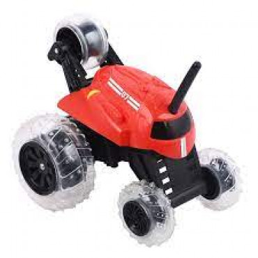 TOY RC MONSTER SPINNING CAR RED