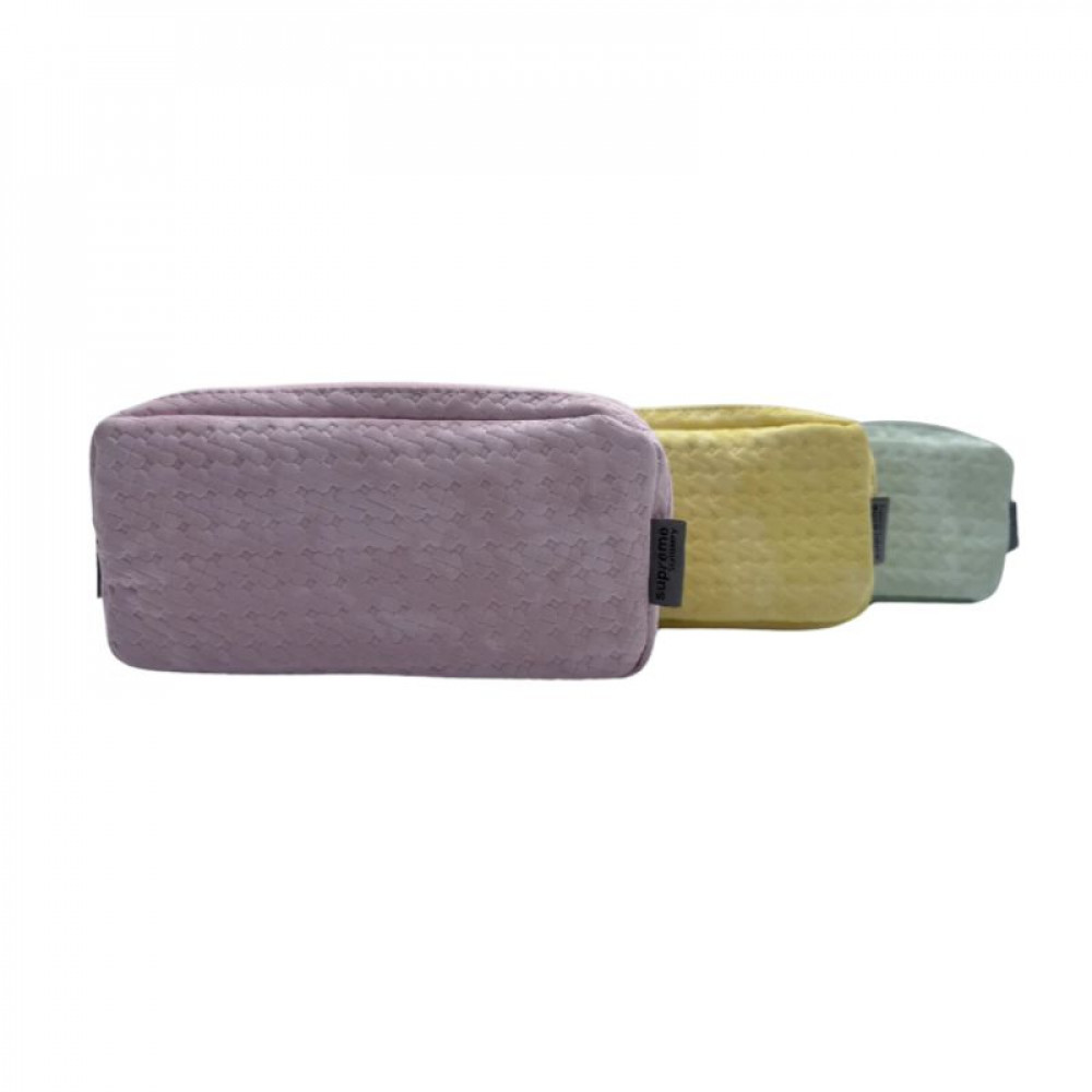 TRIPLE PENCIL CASE PASTEL MIX