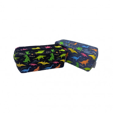 DOUBLE PENCIL CASE DINO