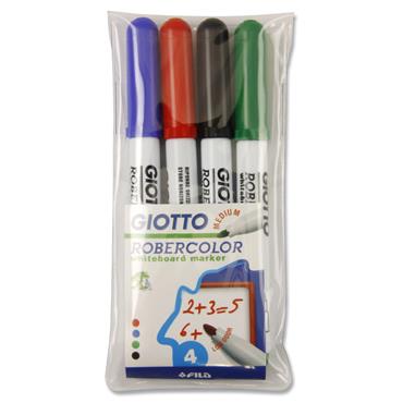 Whiteboard Markers Pk 4 Giotto
