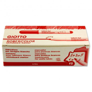 Whiteboard Marker Red Single Giotto