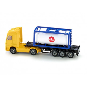 Truck With Tank Container 1:87
