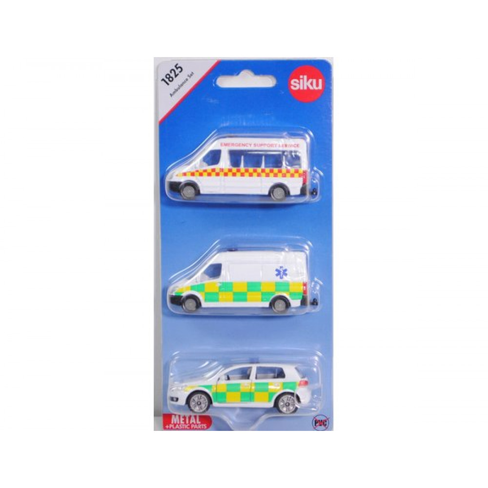 Ambulances Gift Set 3Pk