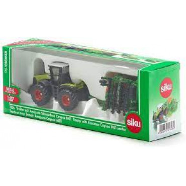 Claas Tractor With Amazone Cayena 1:87
