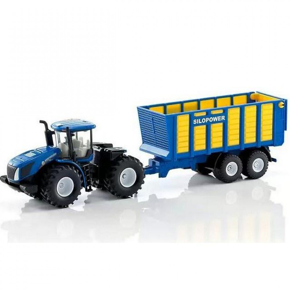 New Holland W/Silage Trailer 1:50