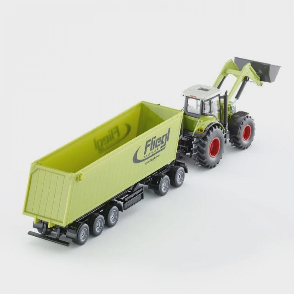 Claas Wfront Loader Dolly & Tipping Trailer 1:50