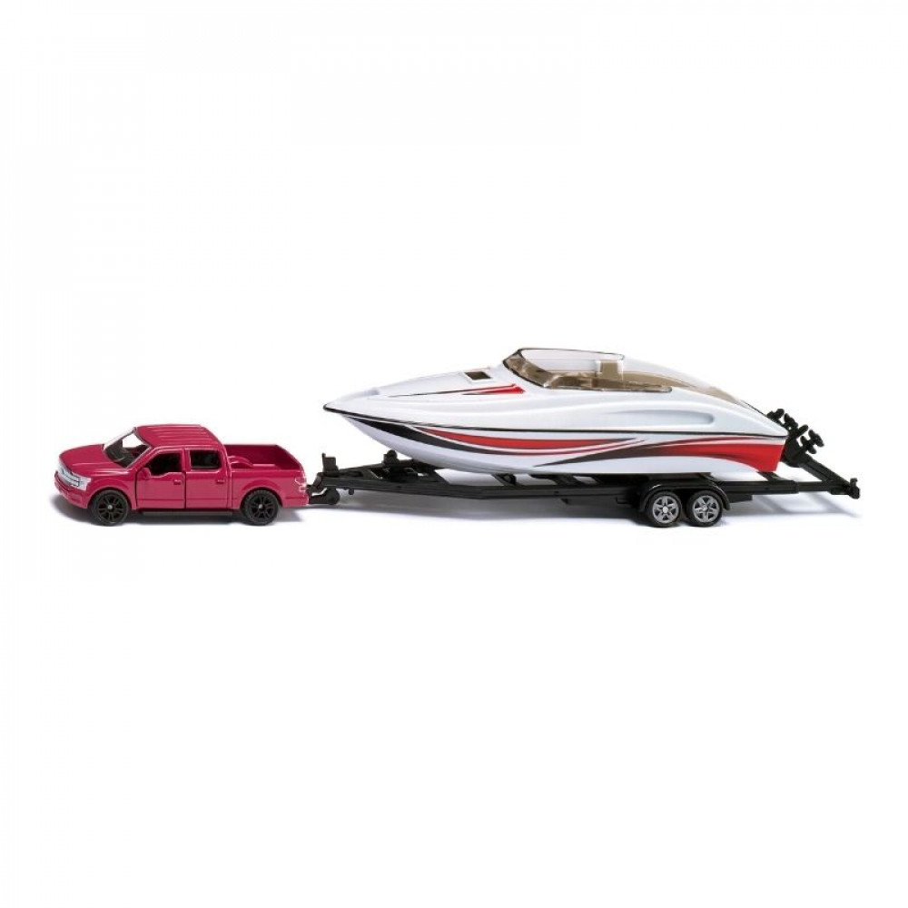 FORD F150 WITH MOTORBOAT 1:55