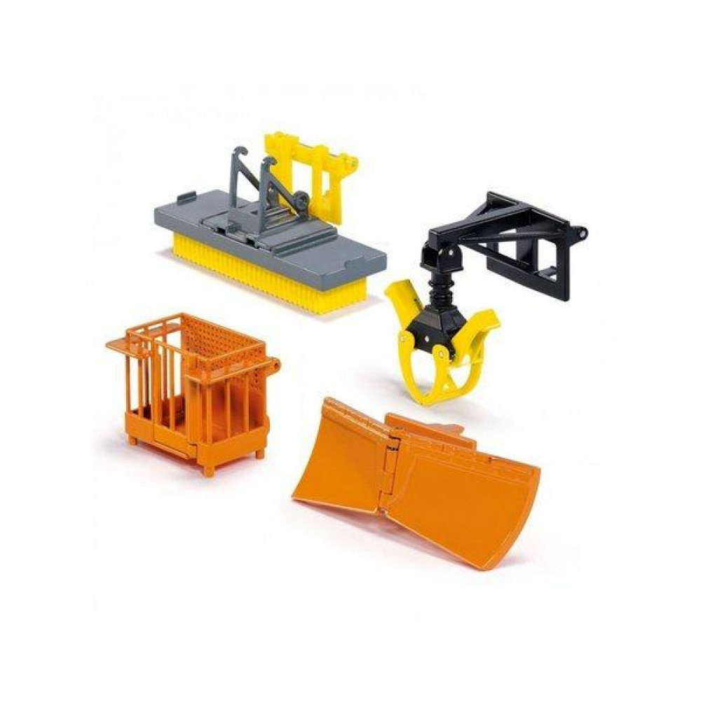 Front Loader Accessories Yellow/Orange 1:32