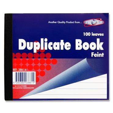 Duplicate 1.5 Size Book Feint