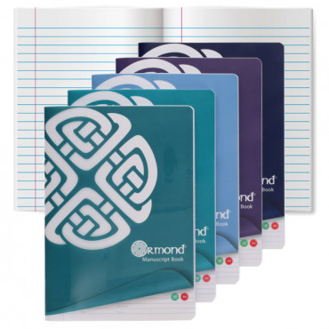 A4 160pg Durable Cover Manuscript Book