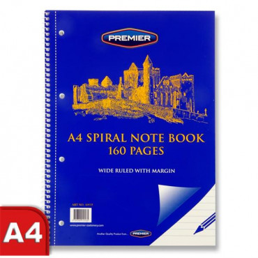 A4 Refill Pad Spiral 160Pg
