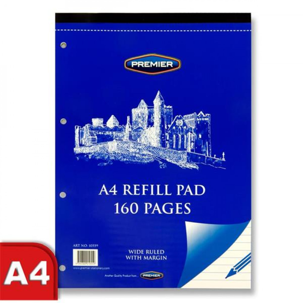 A4 Refill Pad 160Pg Top