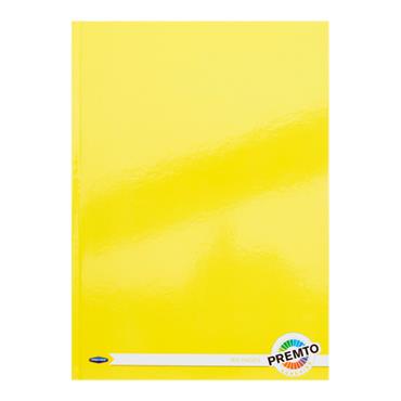 A4 160pg HARDCOVER NOTEBOOK - SUNSHINE