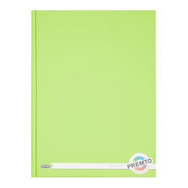 A4 160Pg Hardcover Notebook  Caterpillar Green