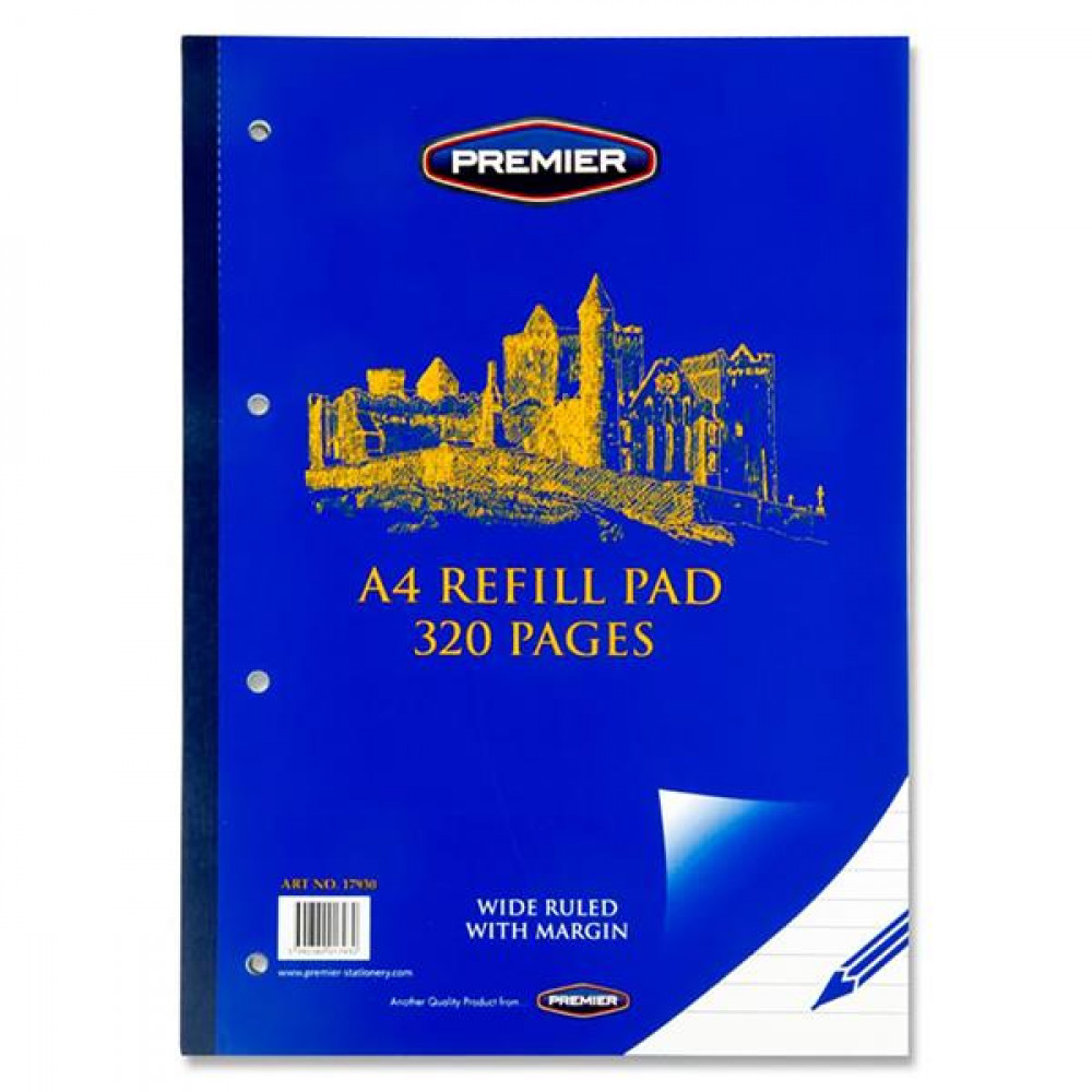 A4 Refill Pad 320 Pg Side