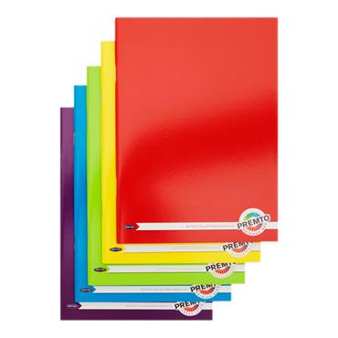 A5 80pg 80gsm Notebook Ass.Colours