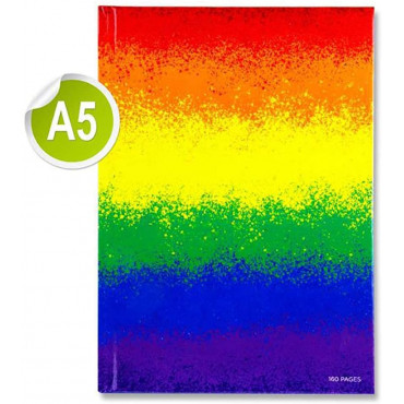 Rainbow Hardcover Notebook A5 160Pg