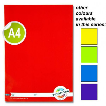 A4 120Pg Manuscript Book 5 Asst.