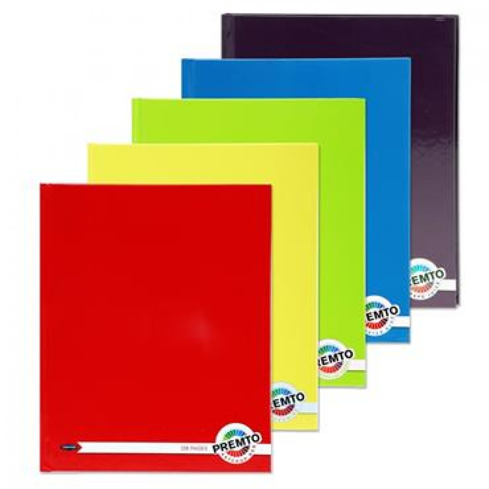 9x7 Hardcover Notebook Premtone 5 Assorted