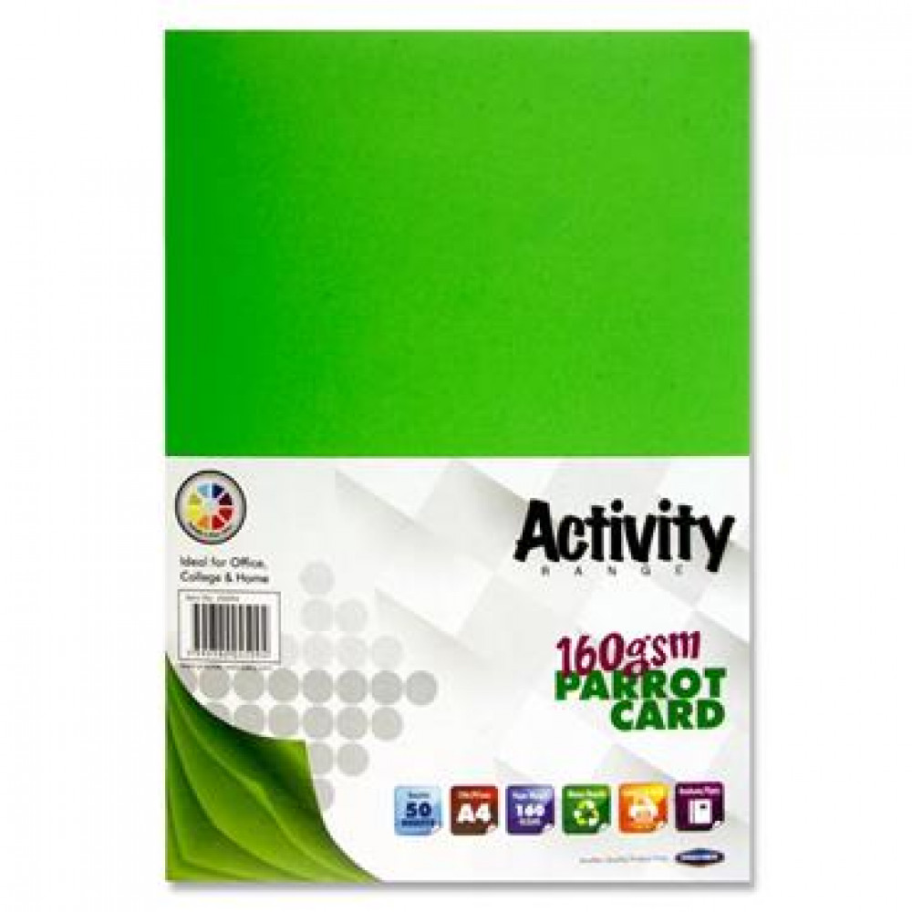 A4 Activity Card 50 Sheets Parrot