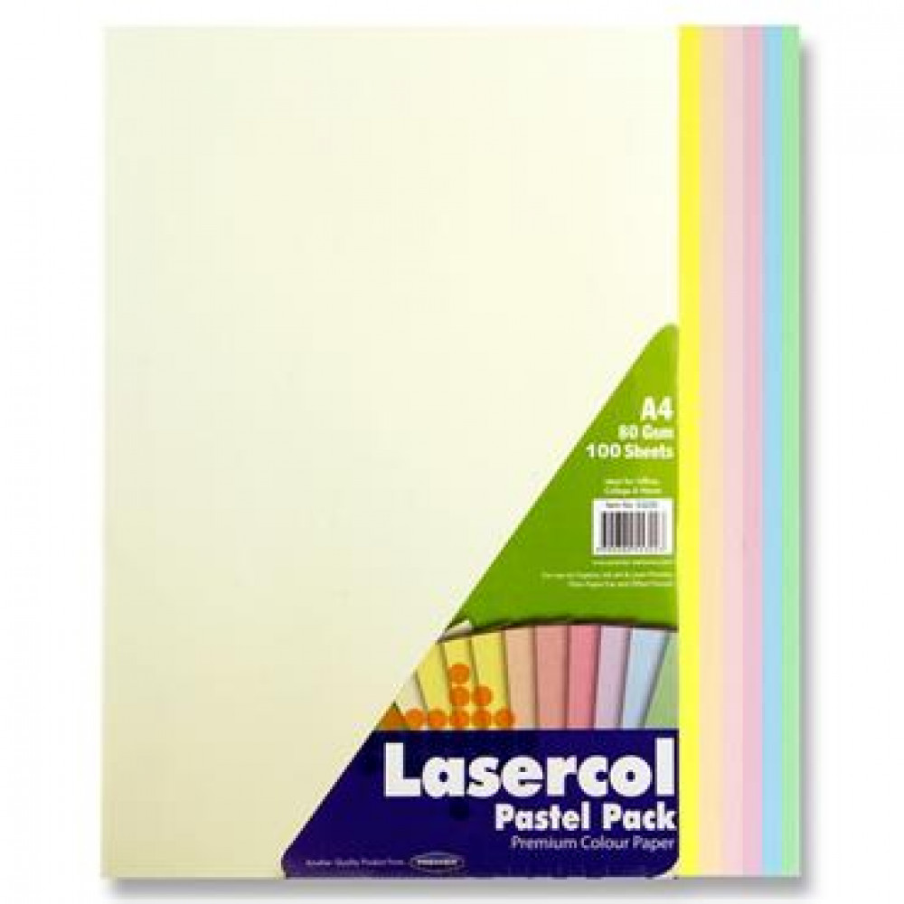 A4 Copier Paper Pastel 100 Sheets