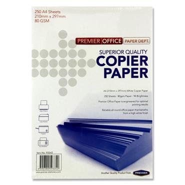 A4 80 Gsm Copier Paper Half Ream