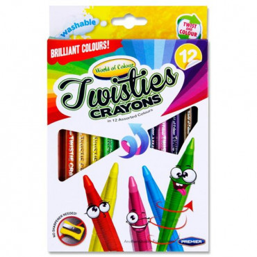 Twisties Pk 12 Crayons
