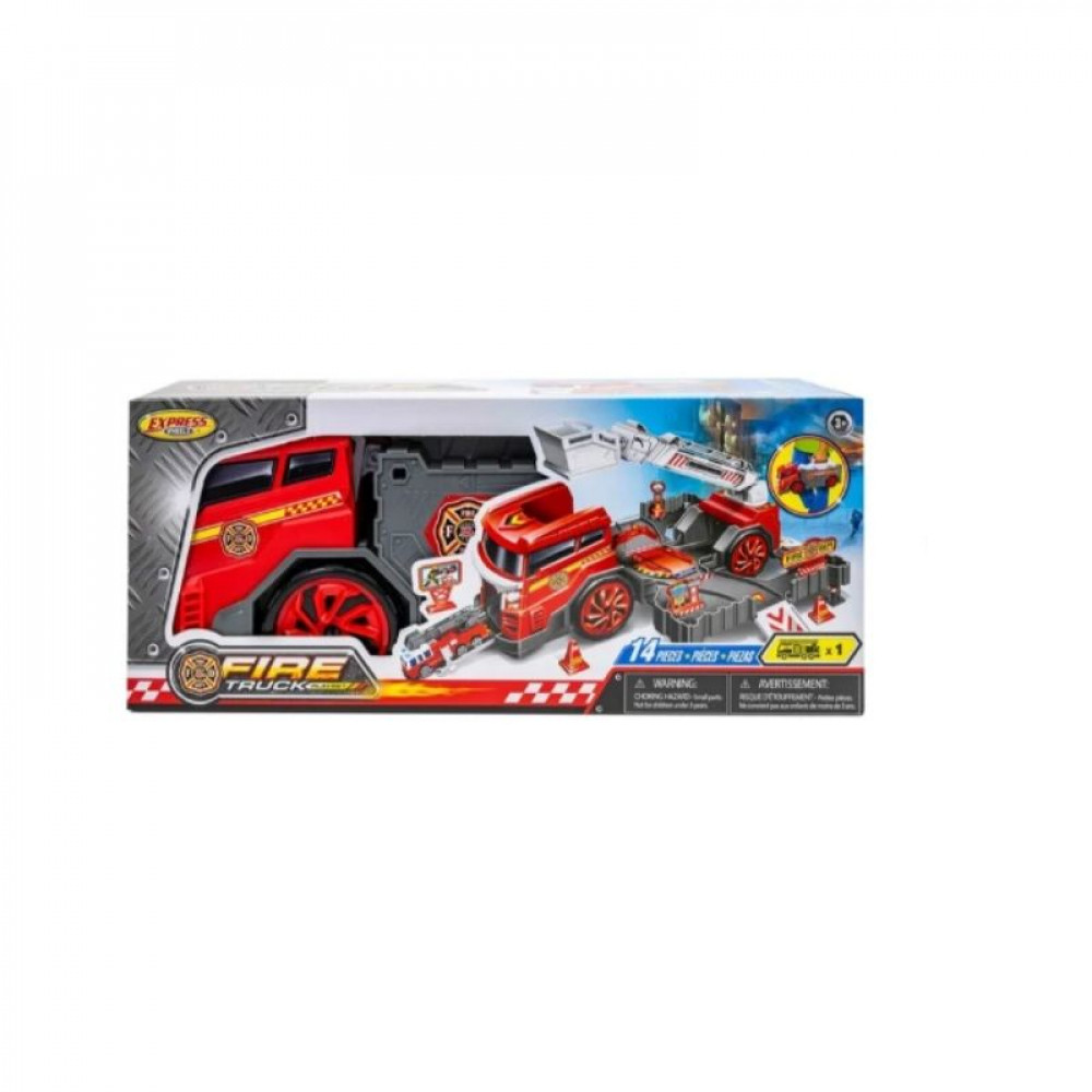 EXPRESS WHEELS FIRE TRUCK PLAYSET