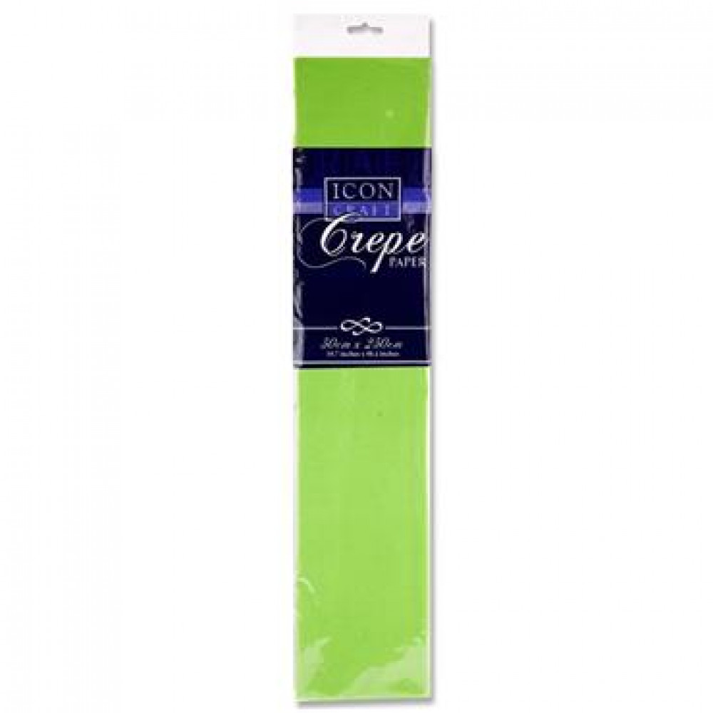 Crepe Paper Lime Green