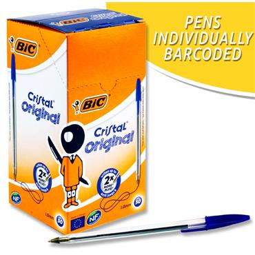 Cristal Original Ballpoint Pens - Blue