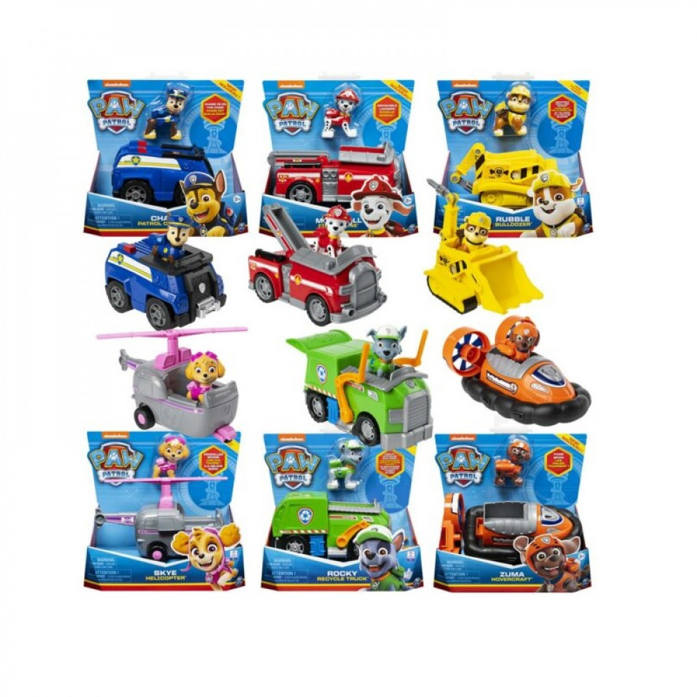 PAW PATROL Basic Vehicles Assorted