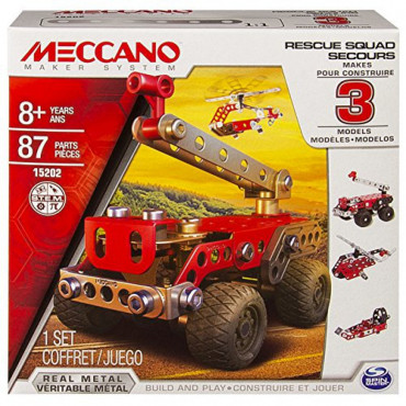 Meccano 3 Model Set Rescue