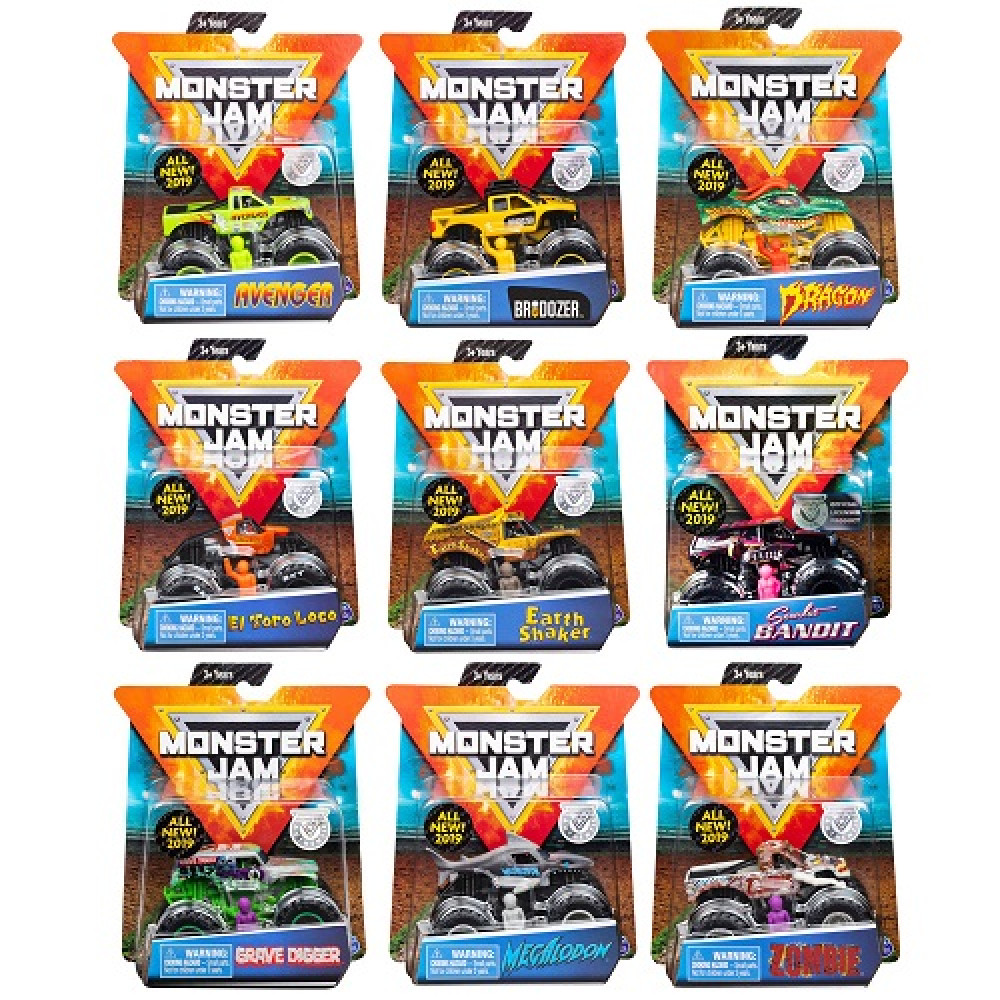 Monster Jam 1:64 Single Pack Asst