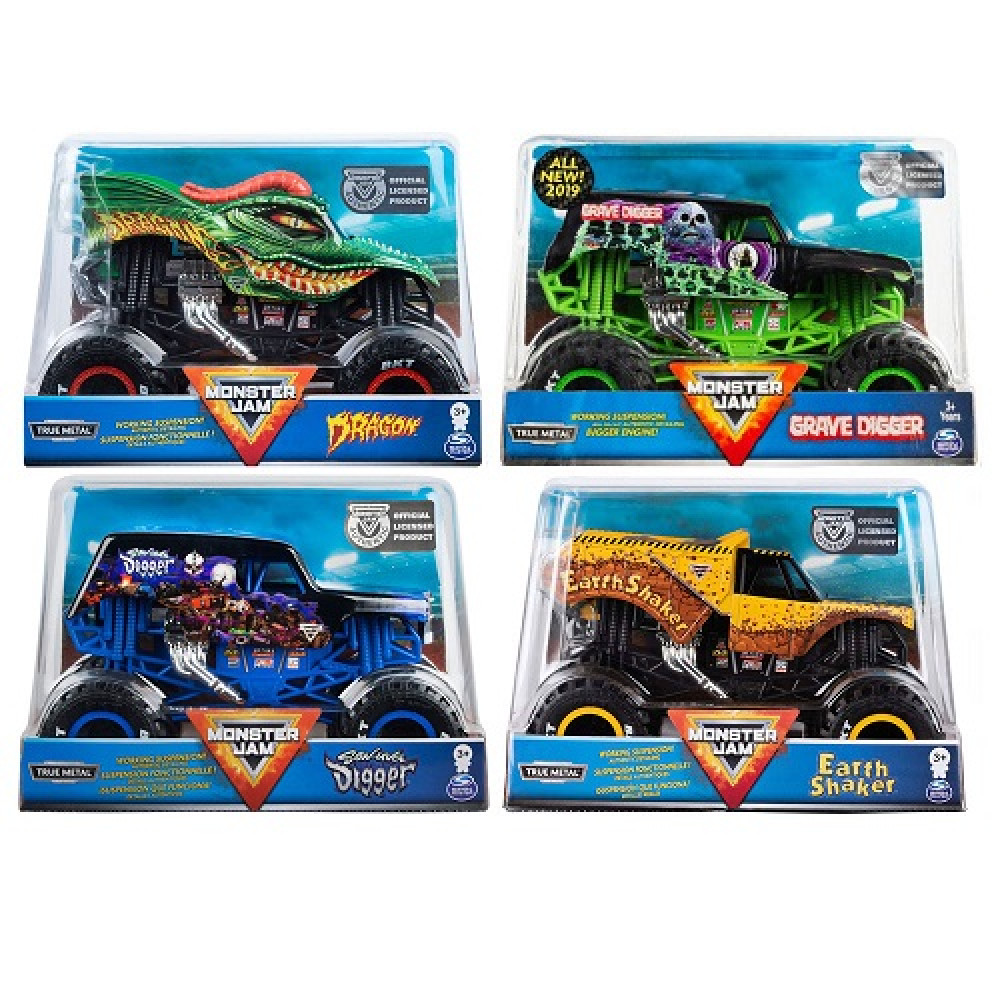 Monster Jam Diecast  Trucks  1:24 Scale