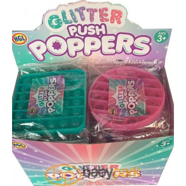 Push Pop Glitter Bubble Fidget Activity Toy