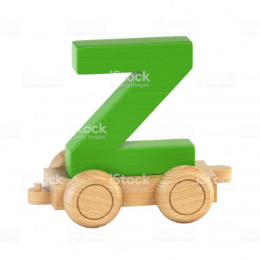 Wood Train Z Coloured