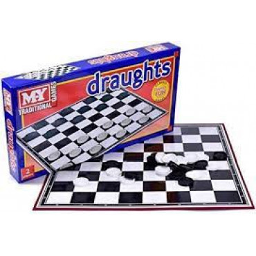DRAUGHTS GAME IN PRINTED BOX