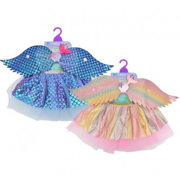 MERMAID DRESS UP WITH WINGS