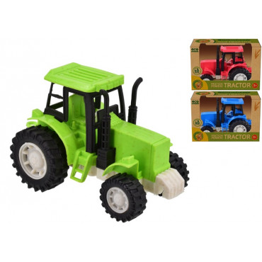 BIO PLASTIC TRACTOR 12CM - ASSORTED