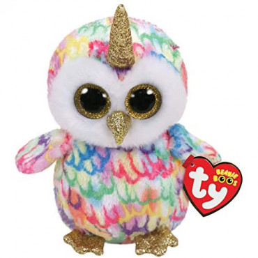 Ty Enchanted Owl W/Horn Beanie Boo