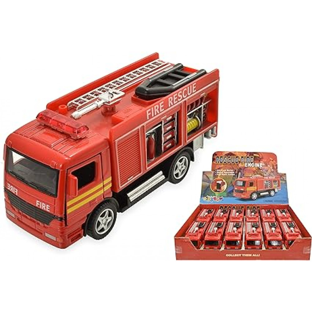 Fire Engine Metal/Plastic 12cm Long