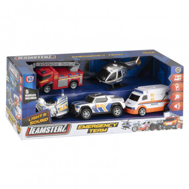 DIE CAST EMERGENCY GIFTSET W/LIGHT & SOUND