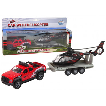 KIDS GLOBE OFF ROAD VEHICLE TRAILER HELICOPTER